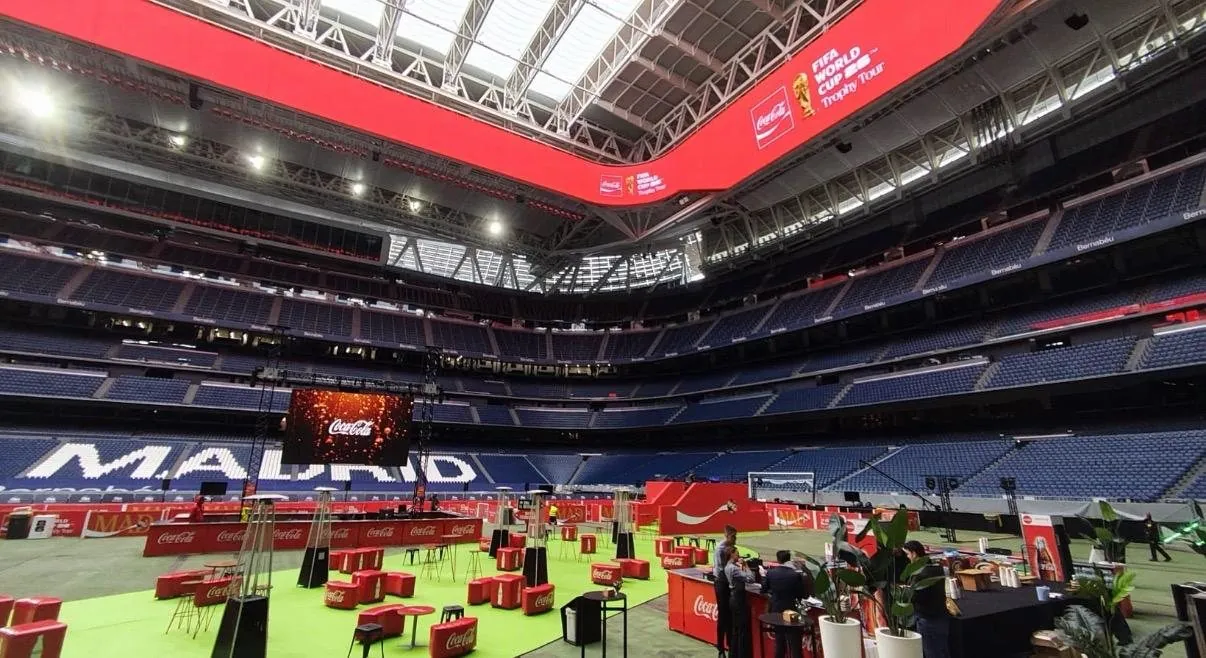 Evento en estadio de Madrid